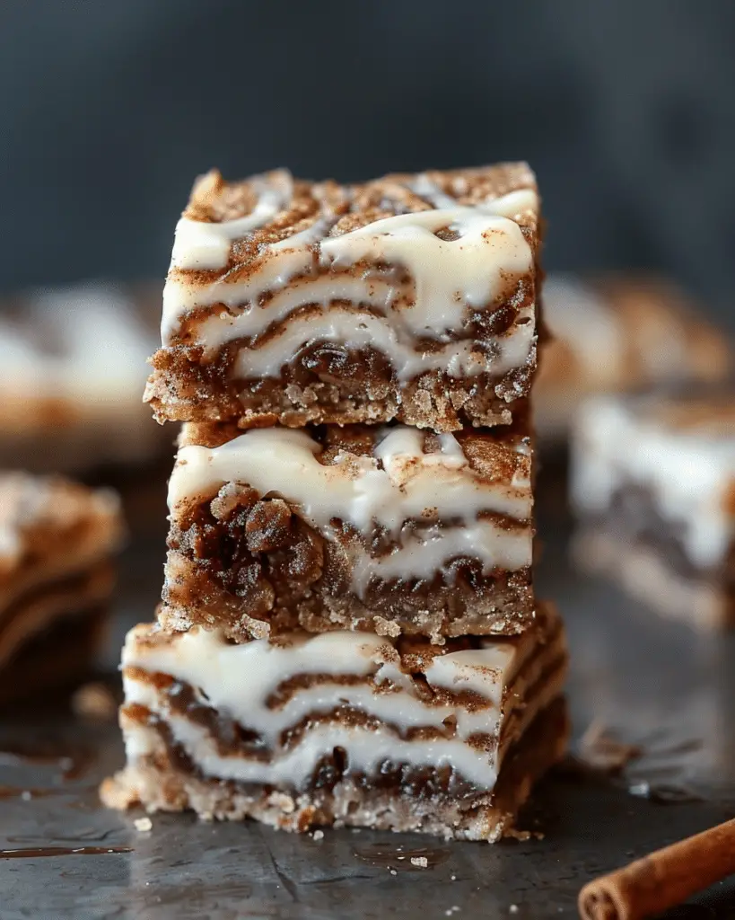 Cinnamon Roll Bliss Bars