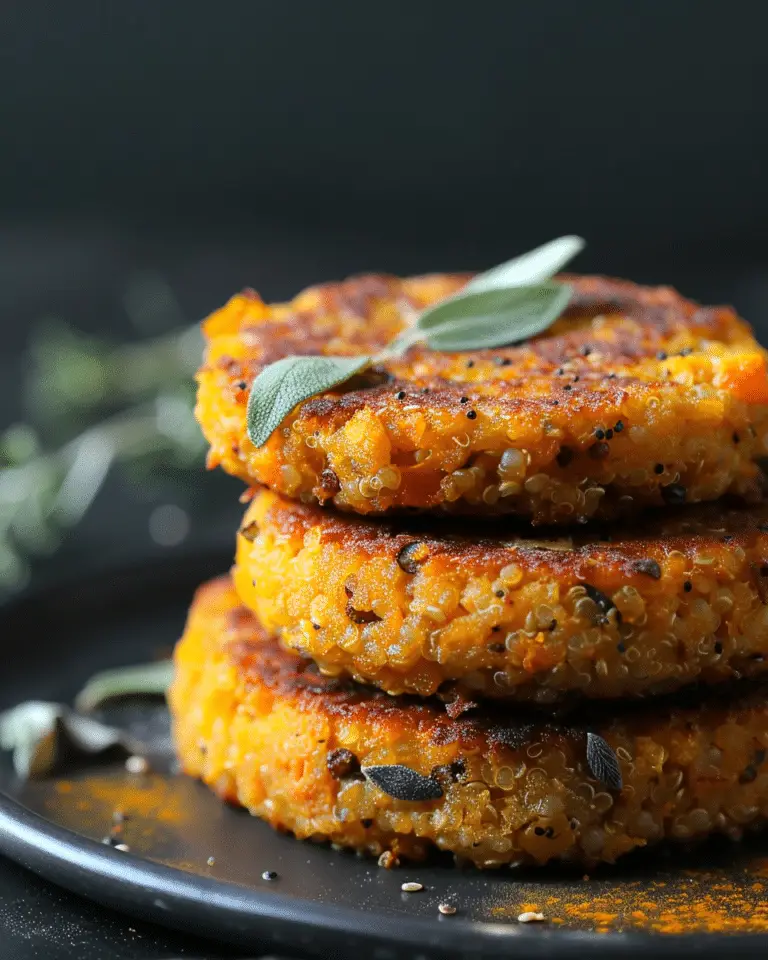 Gluten-Free Quinoa and Butternut Squash Cakes