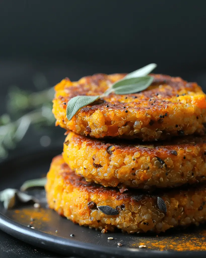 Gluten-Free Quinoa and Butternut Squash Cakes