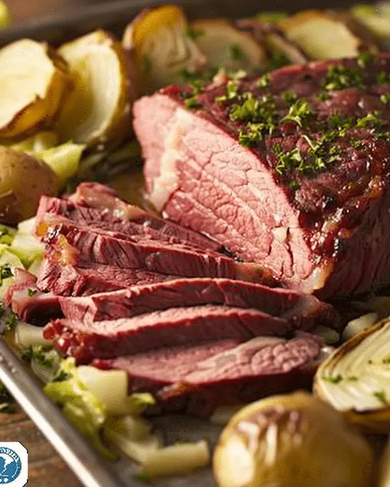 Easy Corned Beef and Cabbage Sheet Pan
