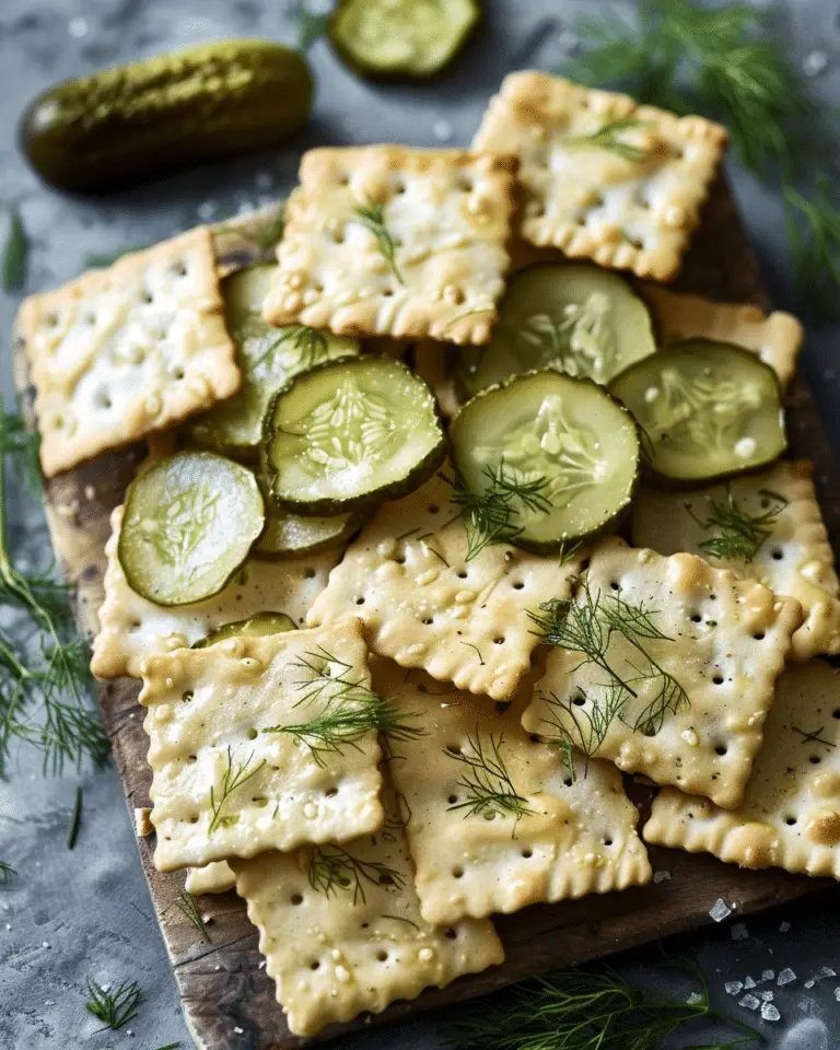 Dill Pickle Saltines