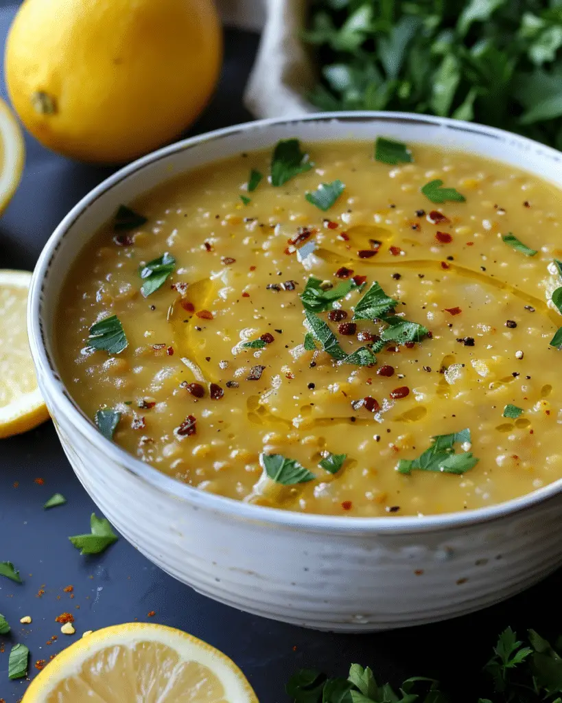 Lemon Lentil Soup