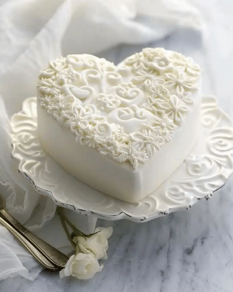 Heart Fondant Cake