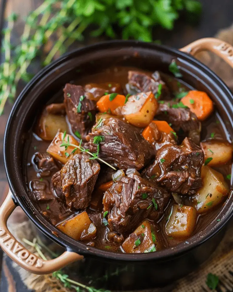 Hearty Dutch Oven Beef Stew
