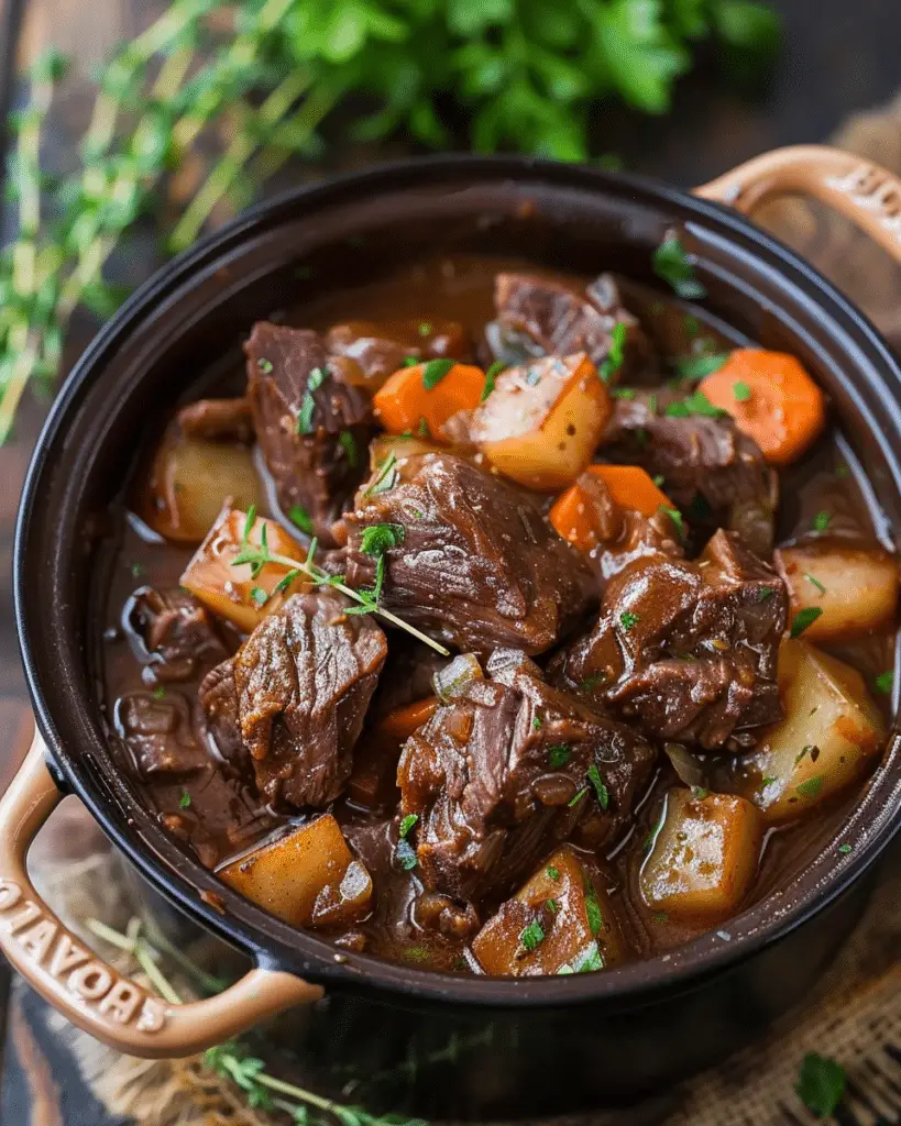 Hearty Dutch Oven Beef Stew