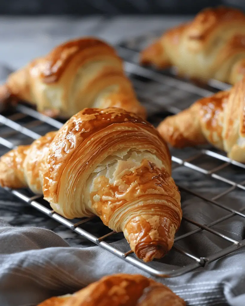Homemade Flaky Croissants Recipe