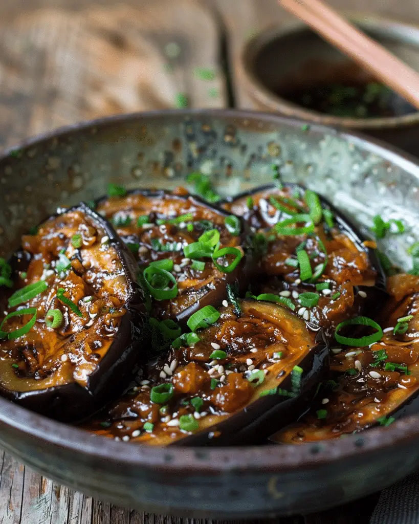 Easiest Miso Aubergine (Nasu Dengaku)