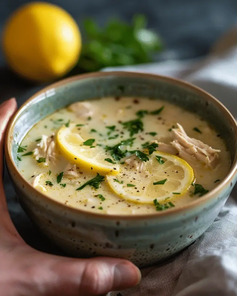 Greek Lemon Chicken Soup