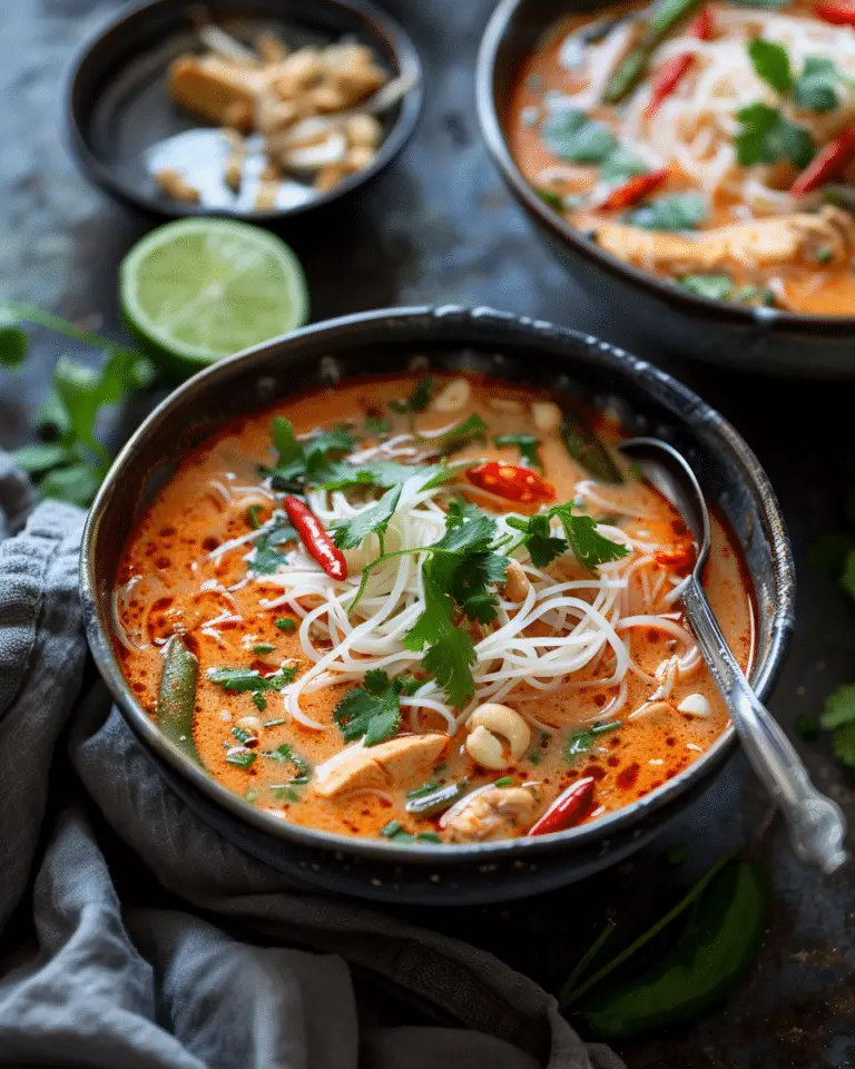 Thai Red Curry Noodle Soup
