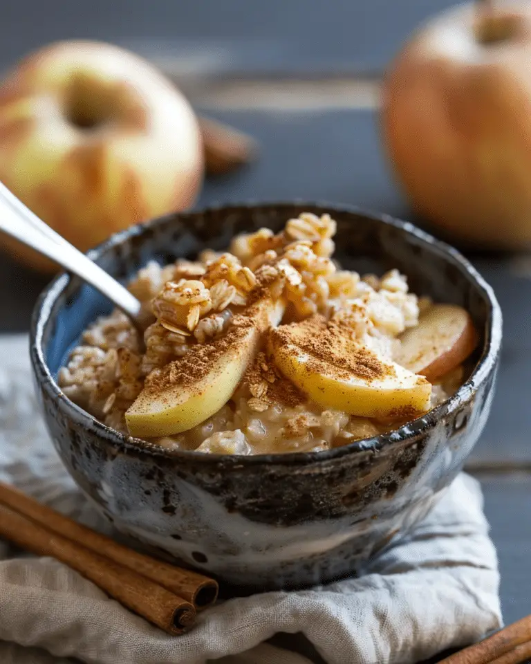 Best  Cinnamon Apple Oatmeal Bowl