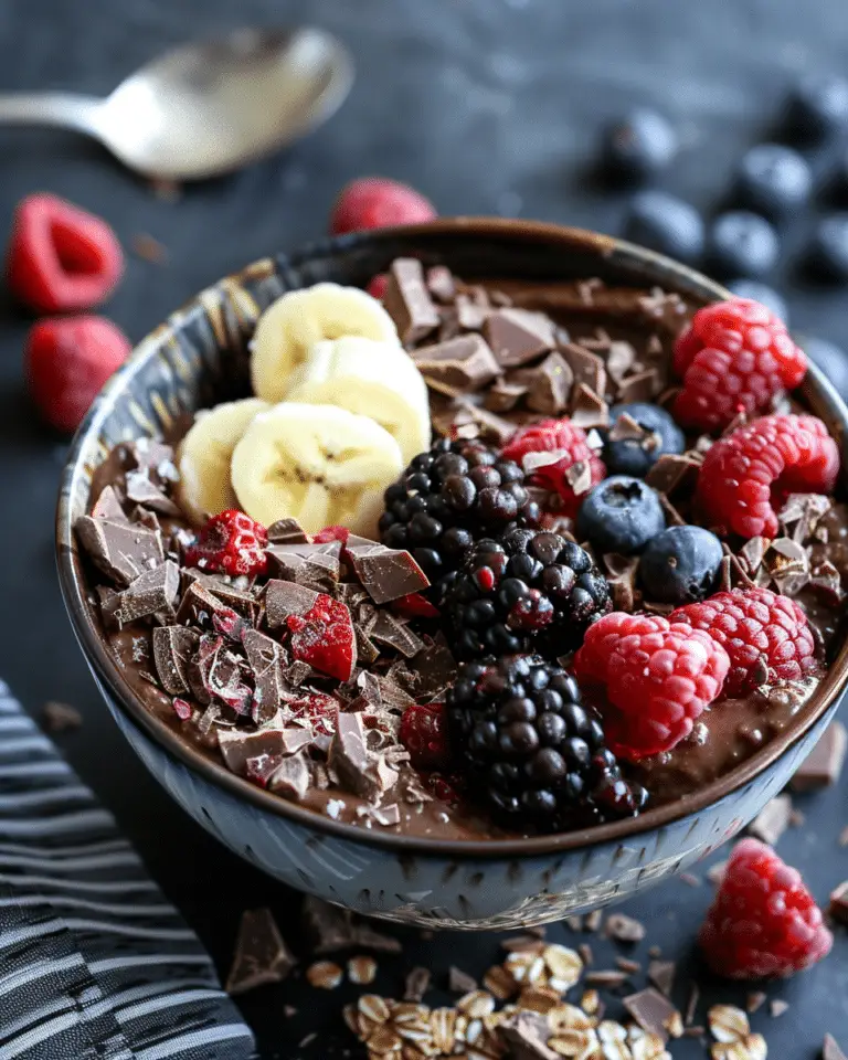 Chocolate Acai Bowl