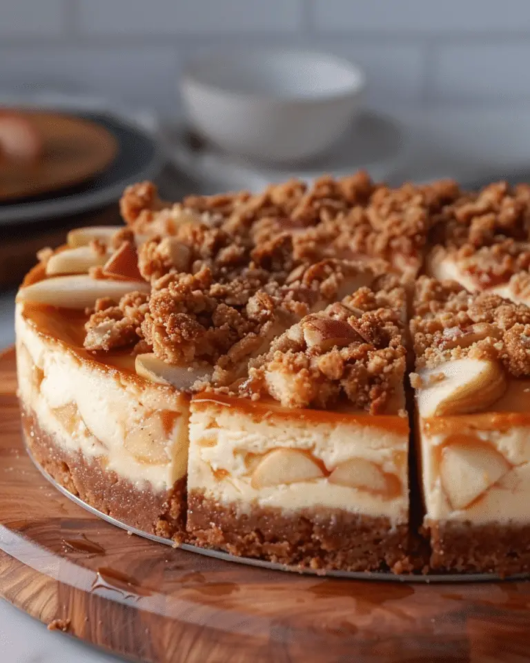 Best  Apple Crumble Cheesecake