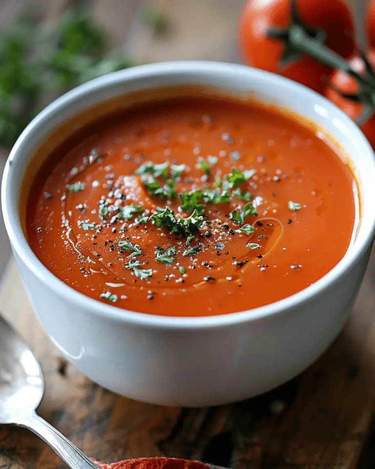 Best Homemade Tomato Soup Recipe