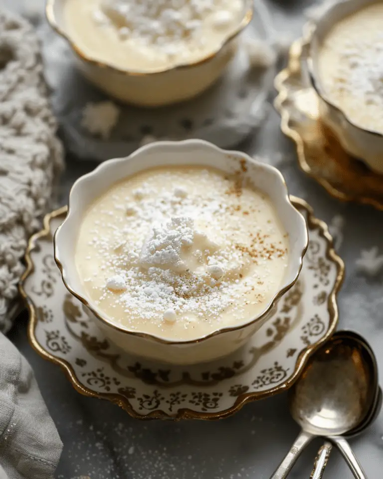 Rich Creamy Milk Pudding