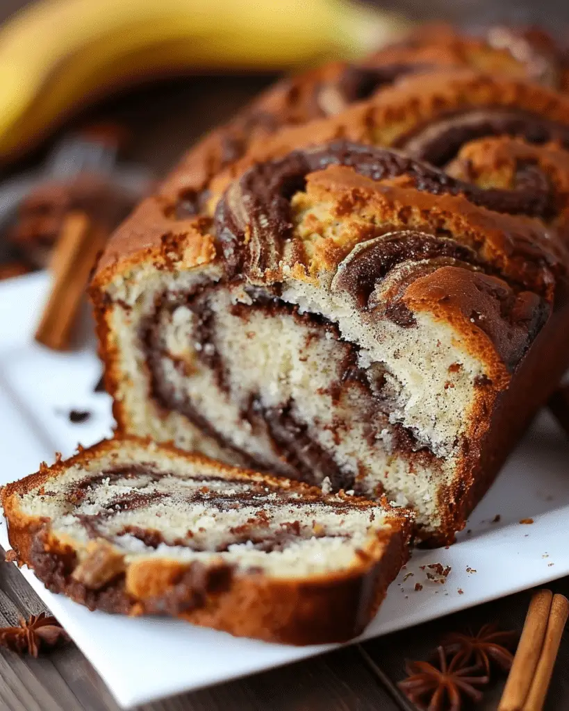 Cinnamon Swirl Banana Bread