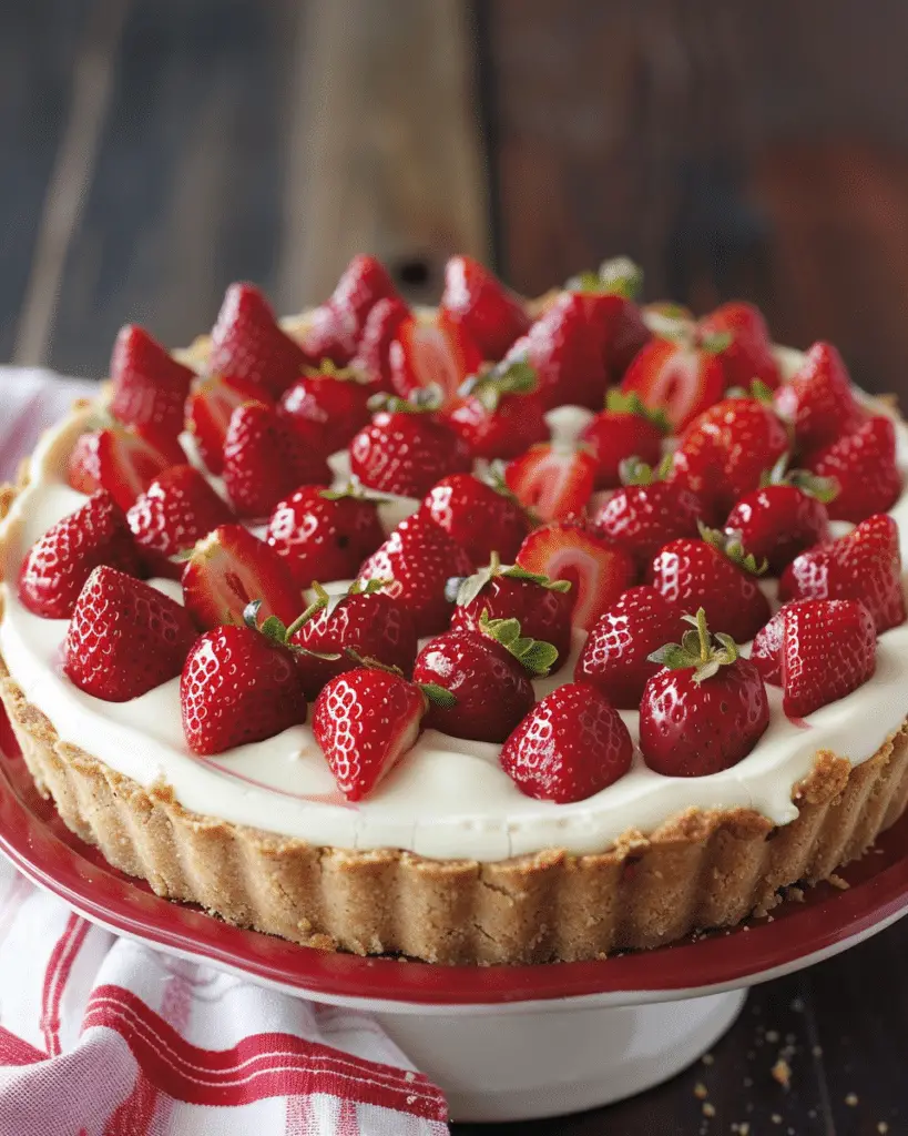 Strawberry Cheesecake Pie