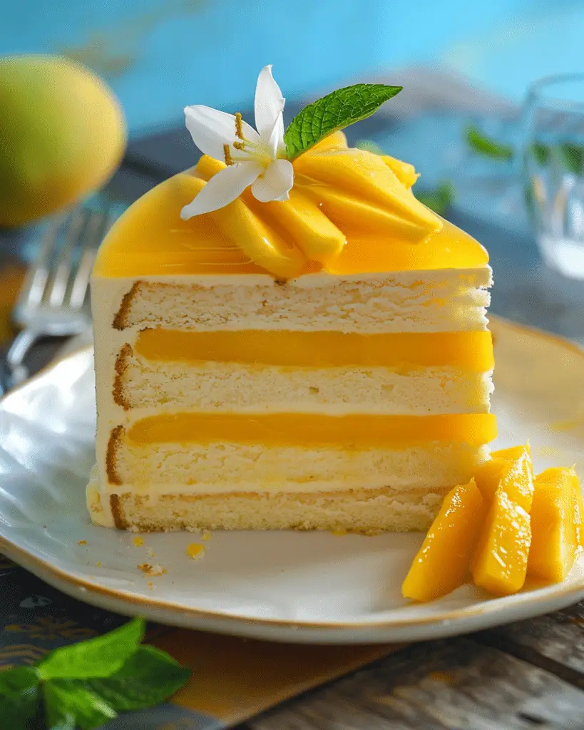 Mango Mousse Cake