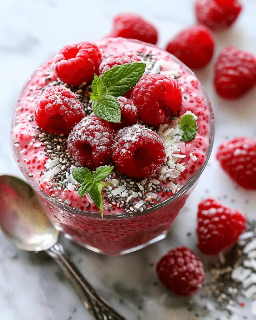 Best  Raspberry Chia Pudding