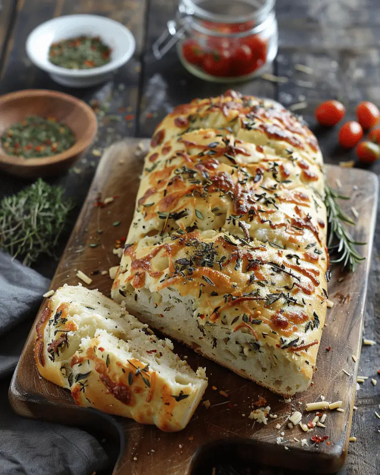Best  Italian Herbs and Cheese Bread