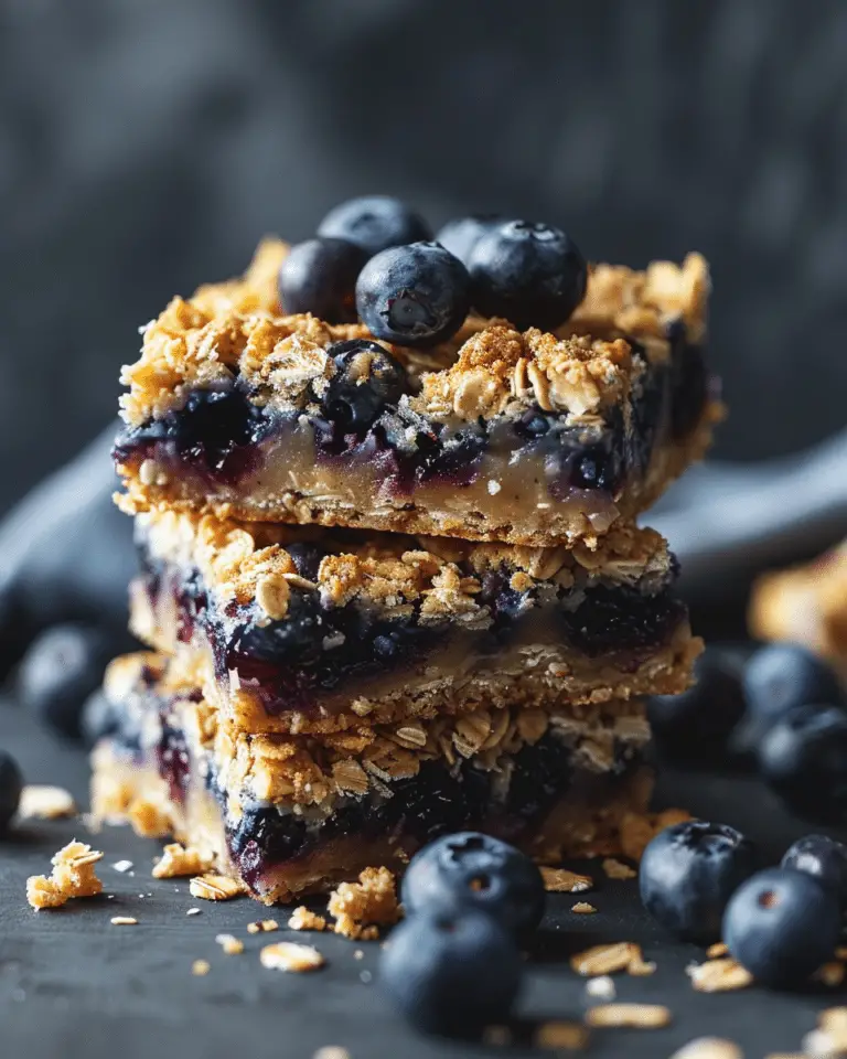 Best  Blueberry Oatmeal Breakfast Bars