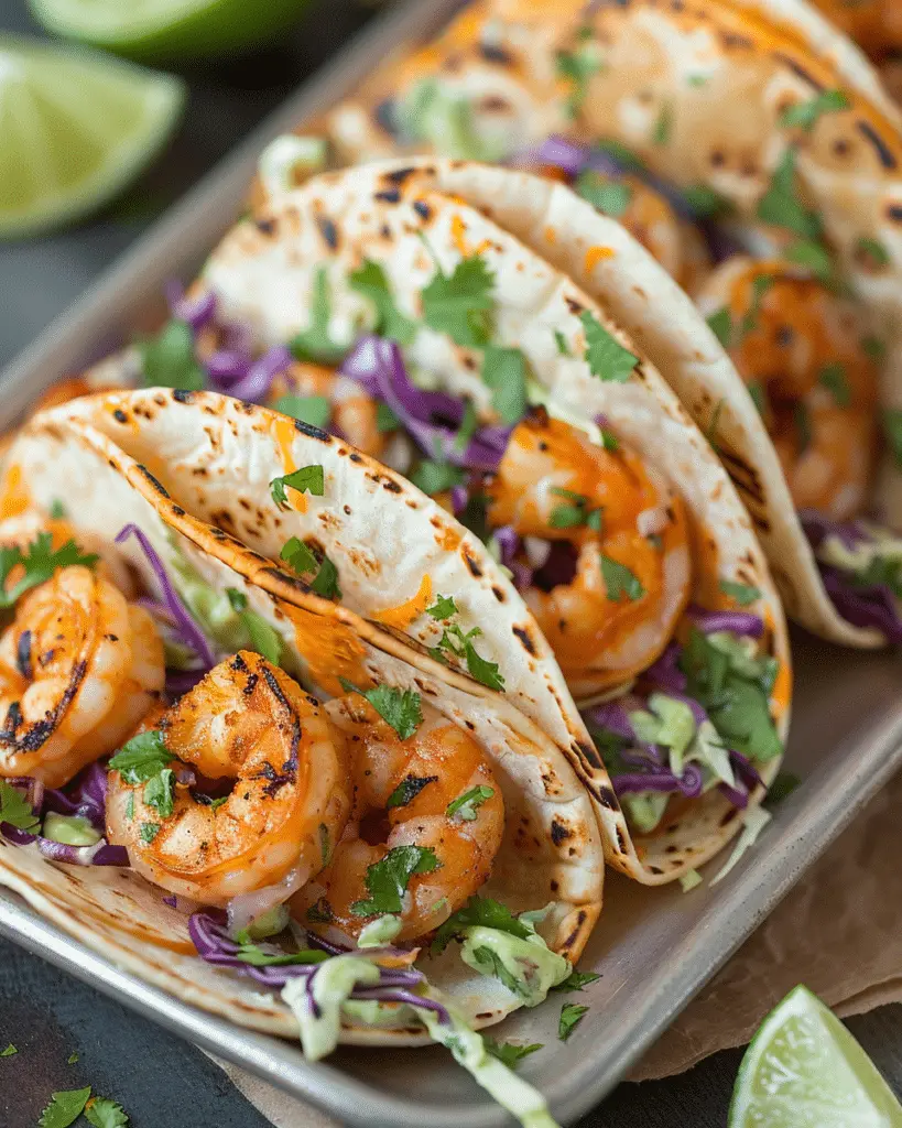 Best  Cilantro Lime Shrimp Tacos with Creamy Slaw