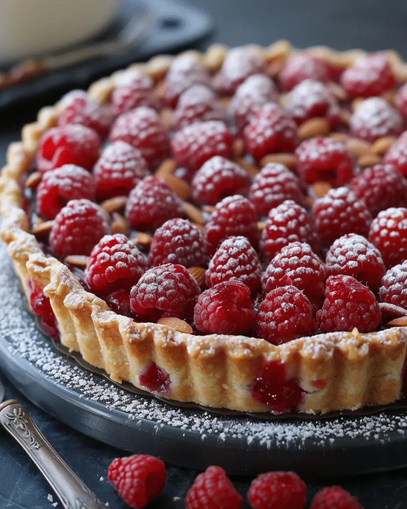 Raspberry Almond Tart