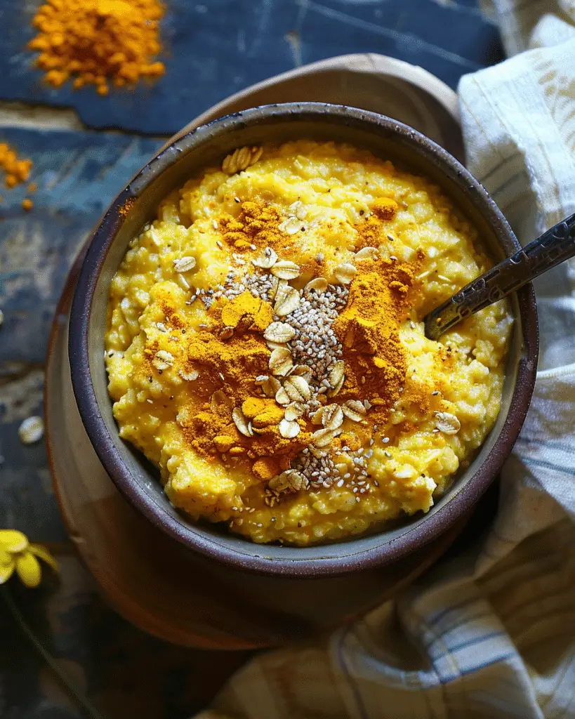 Golden Turmeric Oatmeal