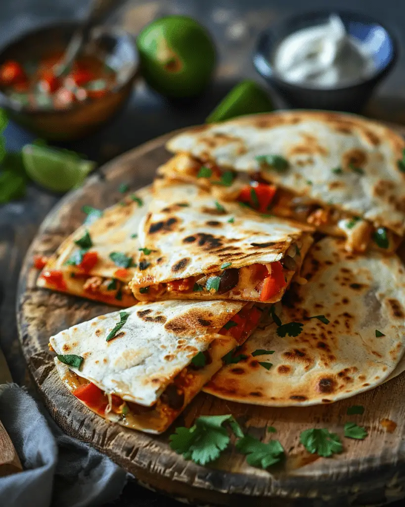 Mediterranean Quesadillas