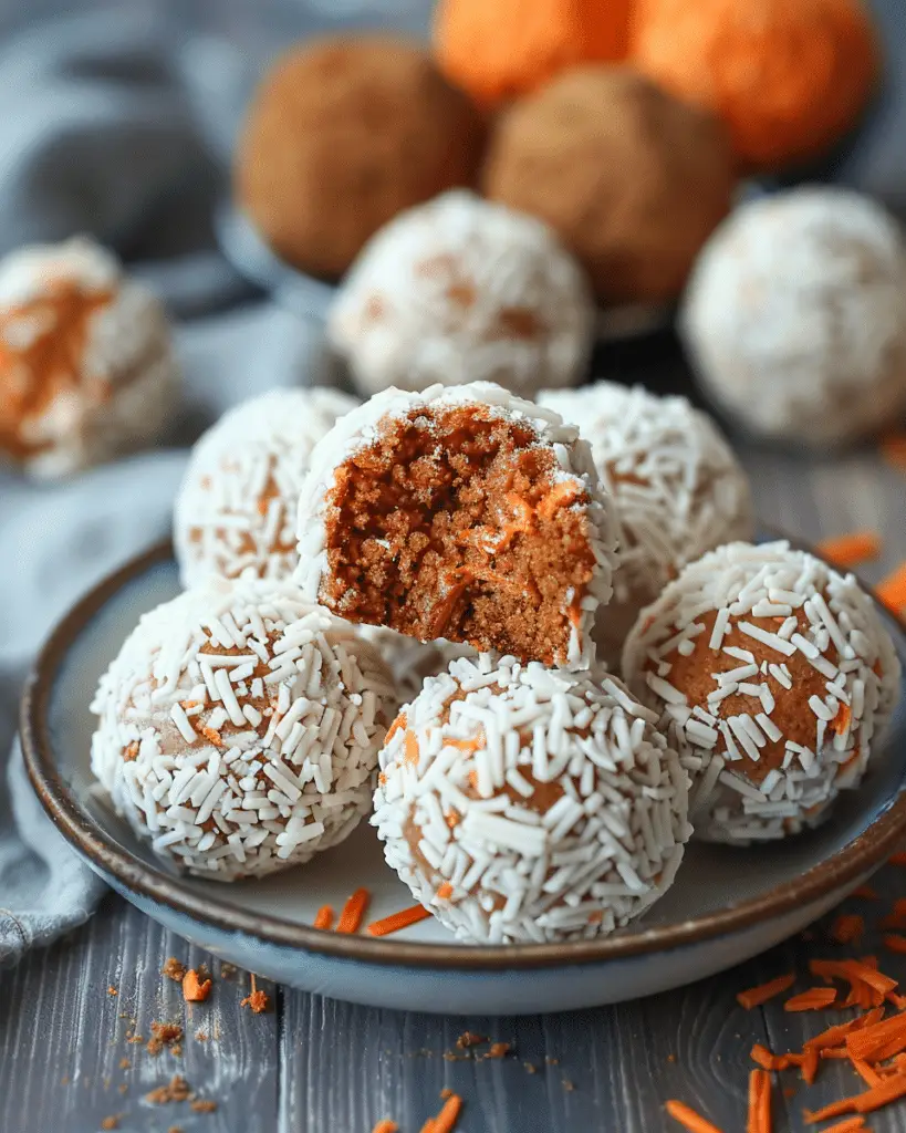 Paleo Carrot Cake Truffles