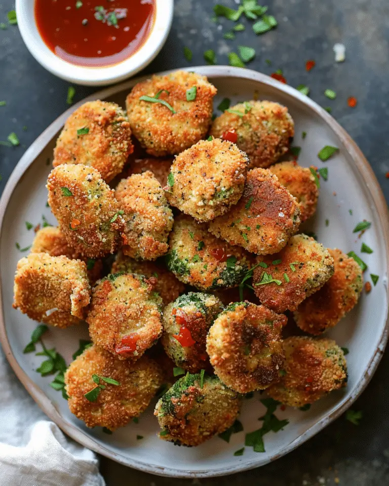 Chicken and Broccoli Nuggets for Baby