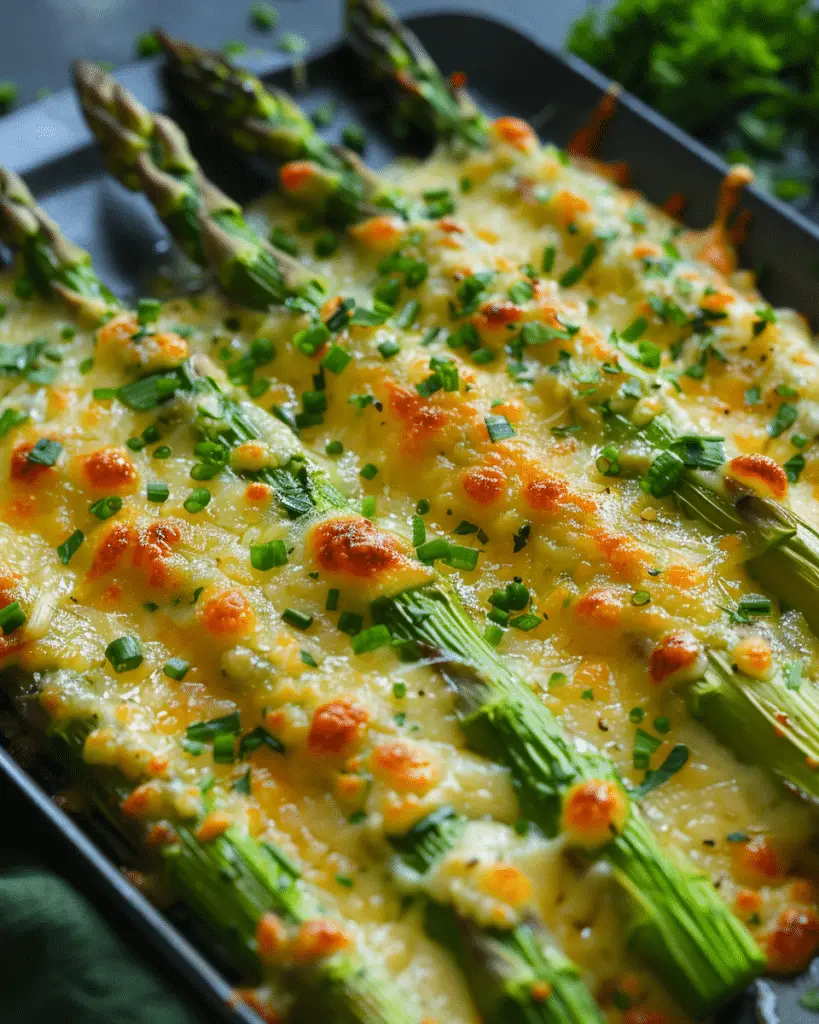 Cheesy Baked Asparagus