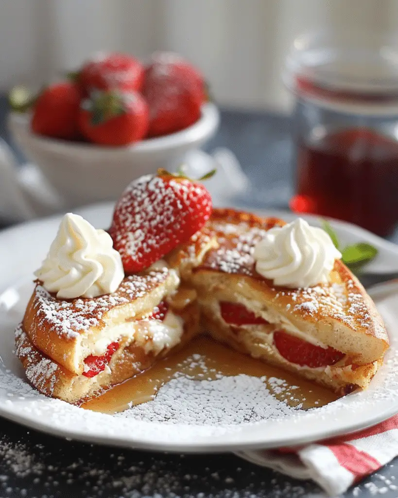 Cream Cheese Stuffed French Toast