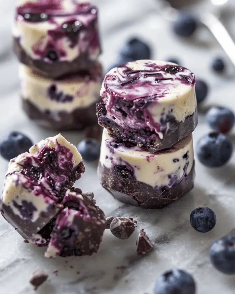 Blueberry Cheesecake Protein Bites