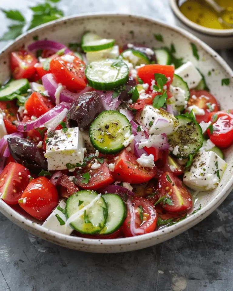 Traditional Greek Salad (Horiatiki)