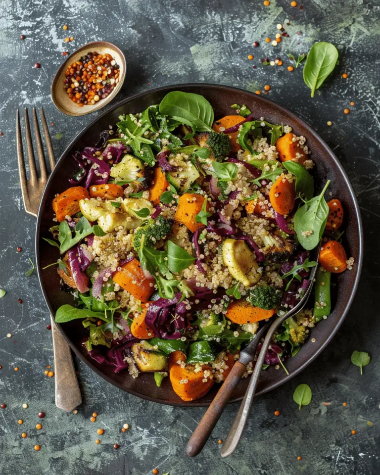 Roast Vegetable Salad with Quinoa