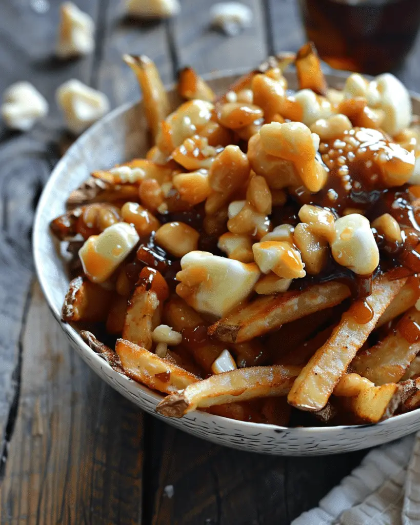 Easy Vegan Poutine with Cheese Curds (Nut-Free)