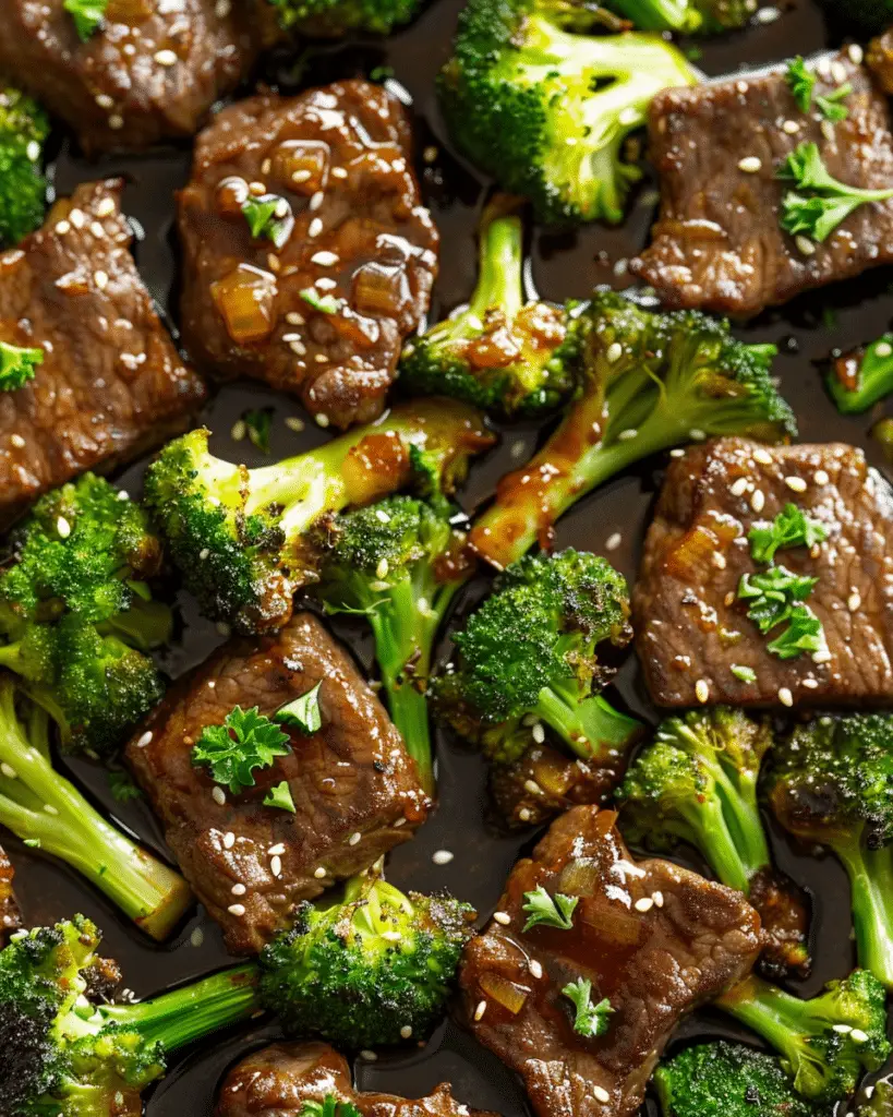 Sheet Pan Beef and Broccoli