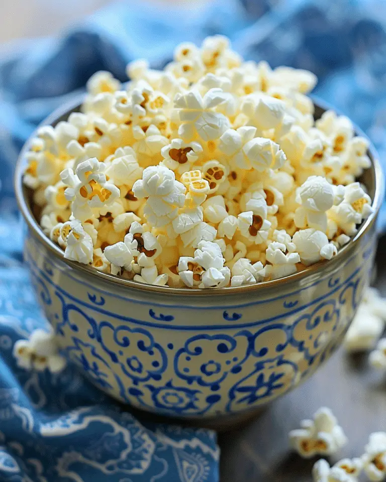 Easy Cheesy Vegan Popcorn