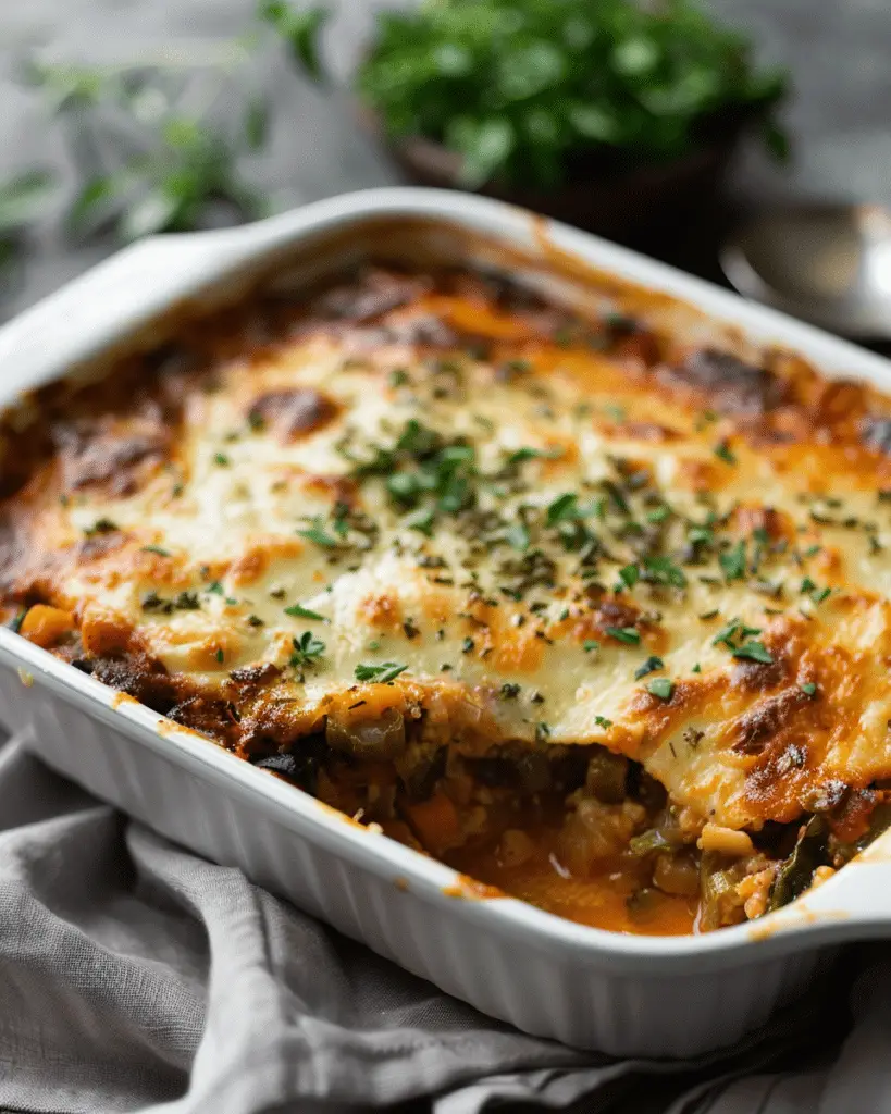 Vegetable Moussaka Casserole