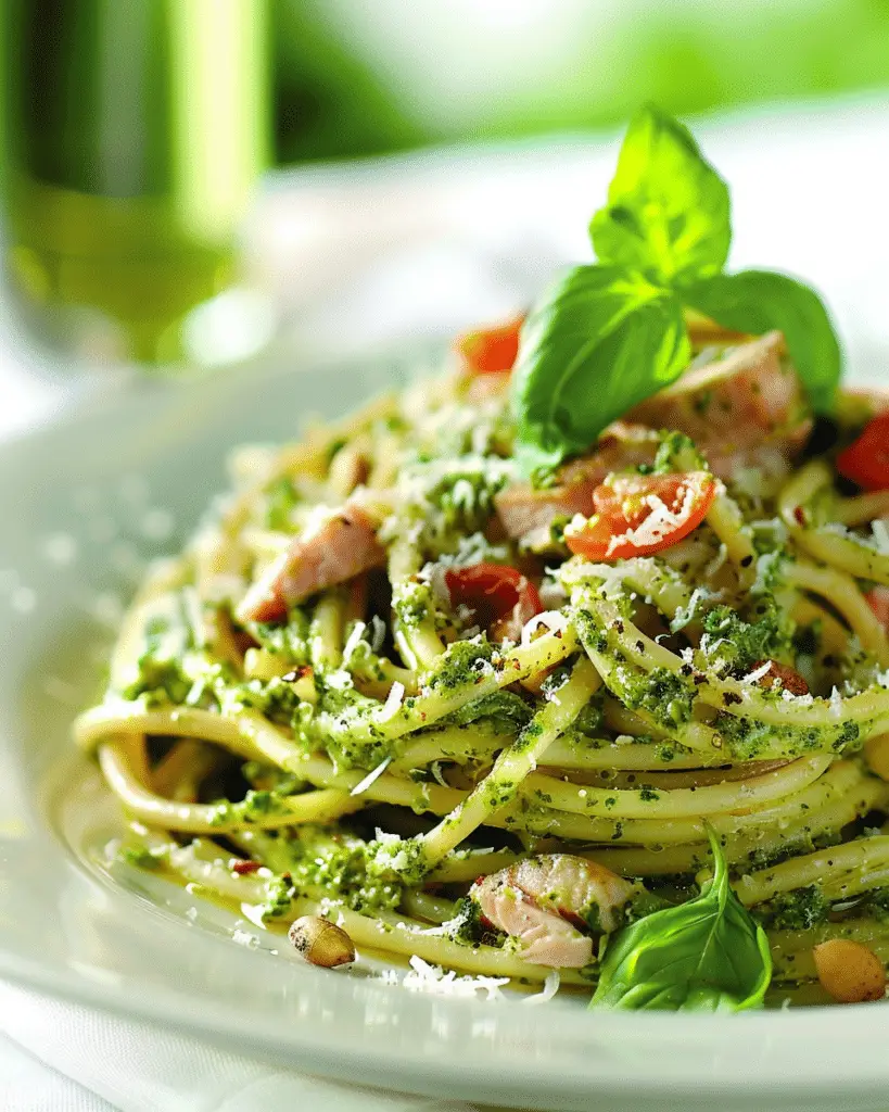Tuna Pesto Pasta