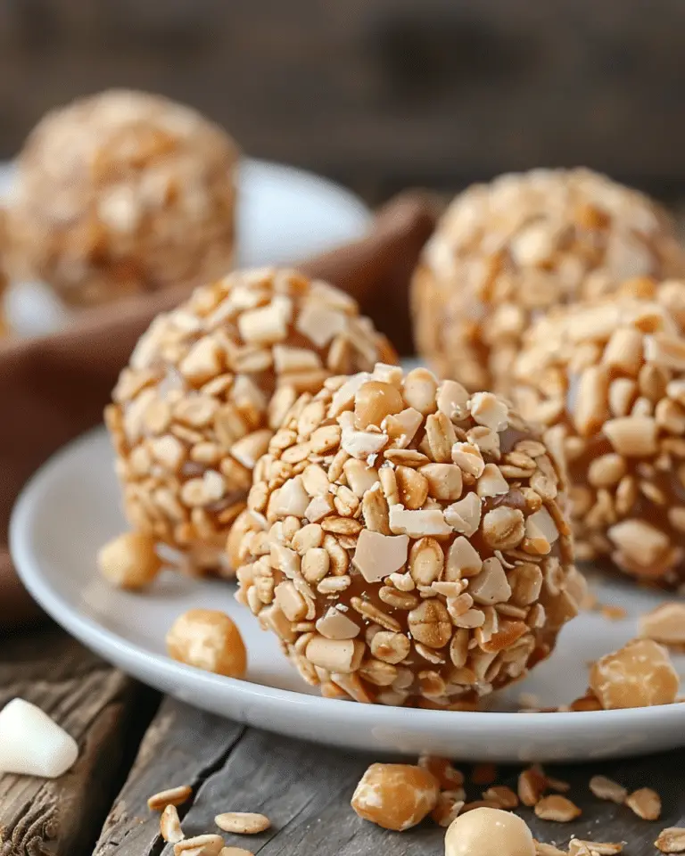 Rice Crispy Peanut Butter Balls