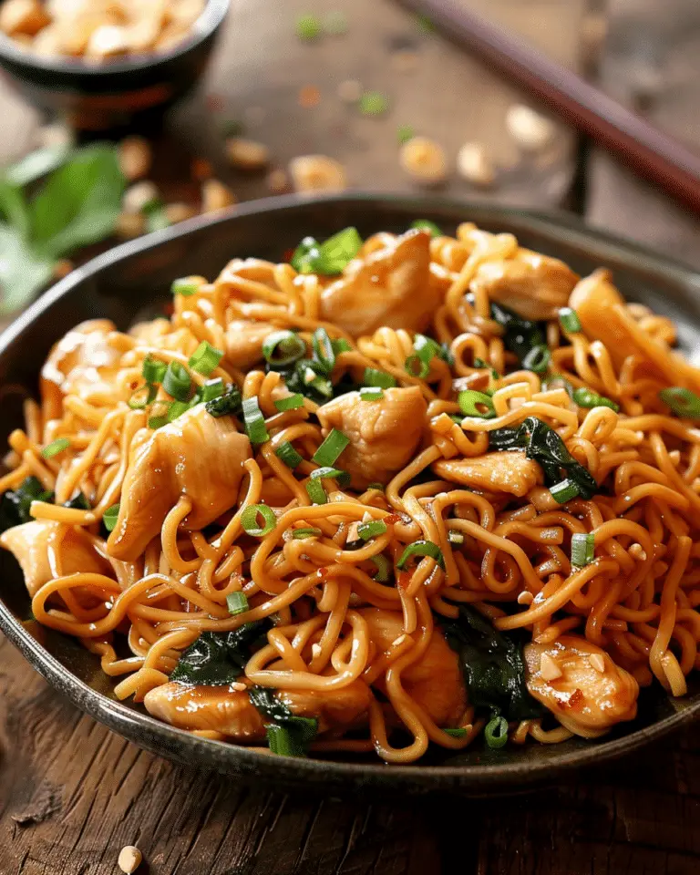 Chicken Chow Mein with Best Chow Mein Sauce