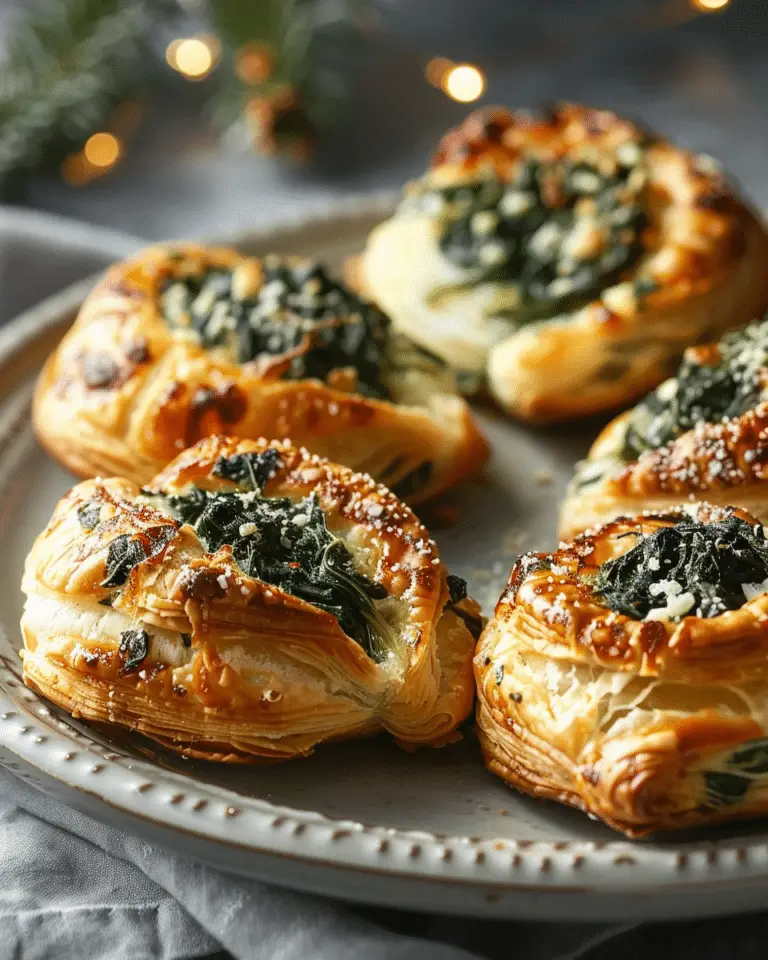 Greek Spinach Puffs