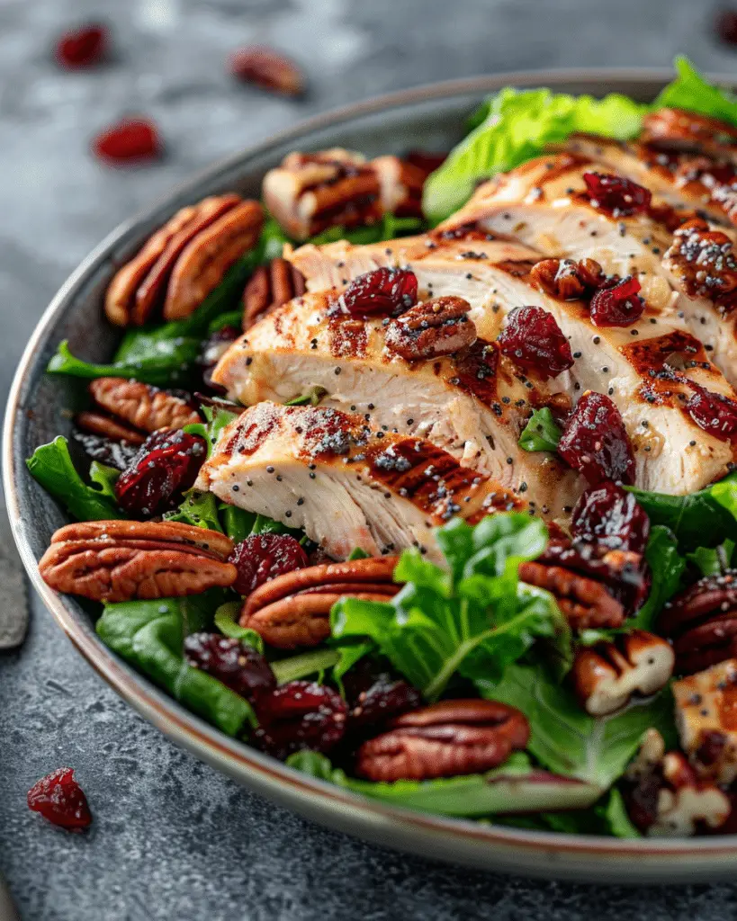 Best  Cranberry Pecan Chicken Salad with Poppy Seed Dressing