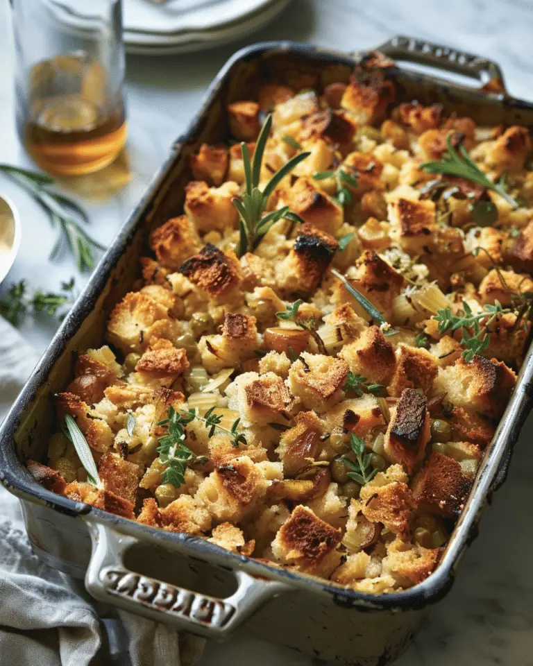 Turkey Stuffing Casserole