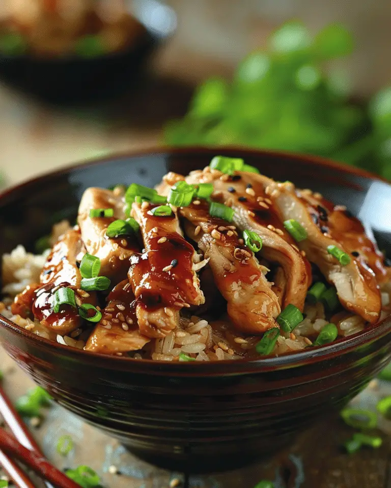 Chicken Rice Teriyaki Bowl