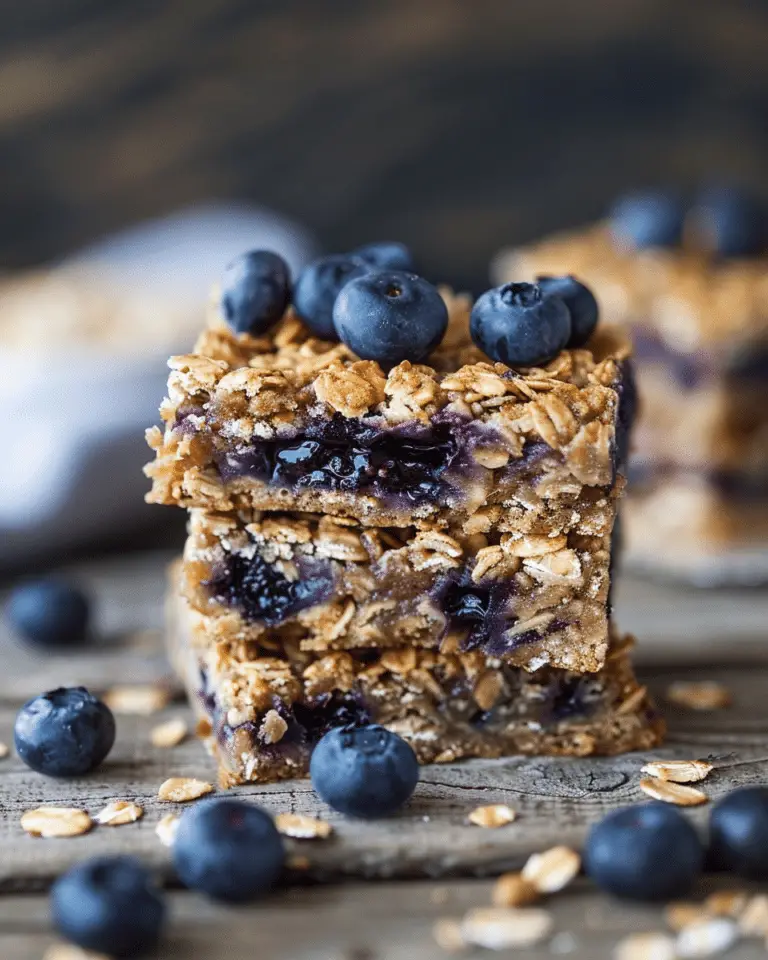 Blueberry Oat Bars