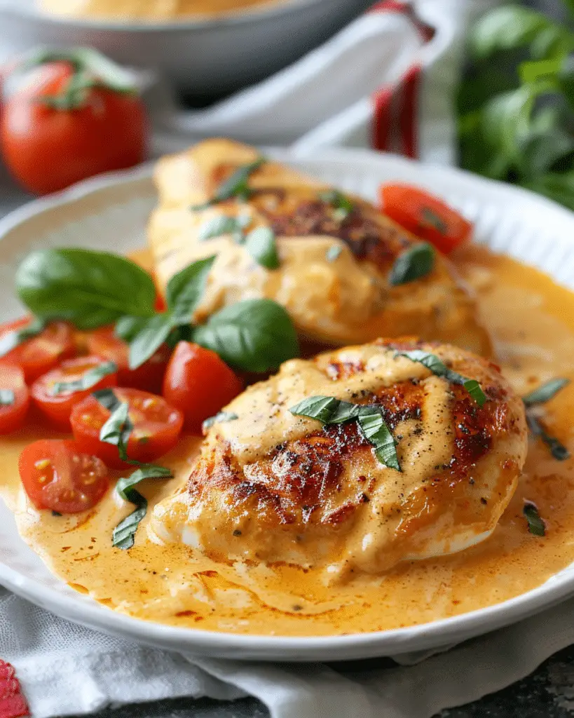 Best  Chicken with Creamy Sun-Dried Tomato Sauce
