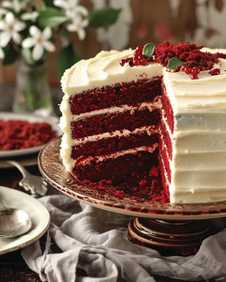 Red Velvet Layer Cake with Cream Cheese Frosting