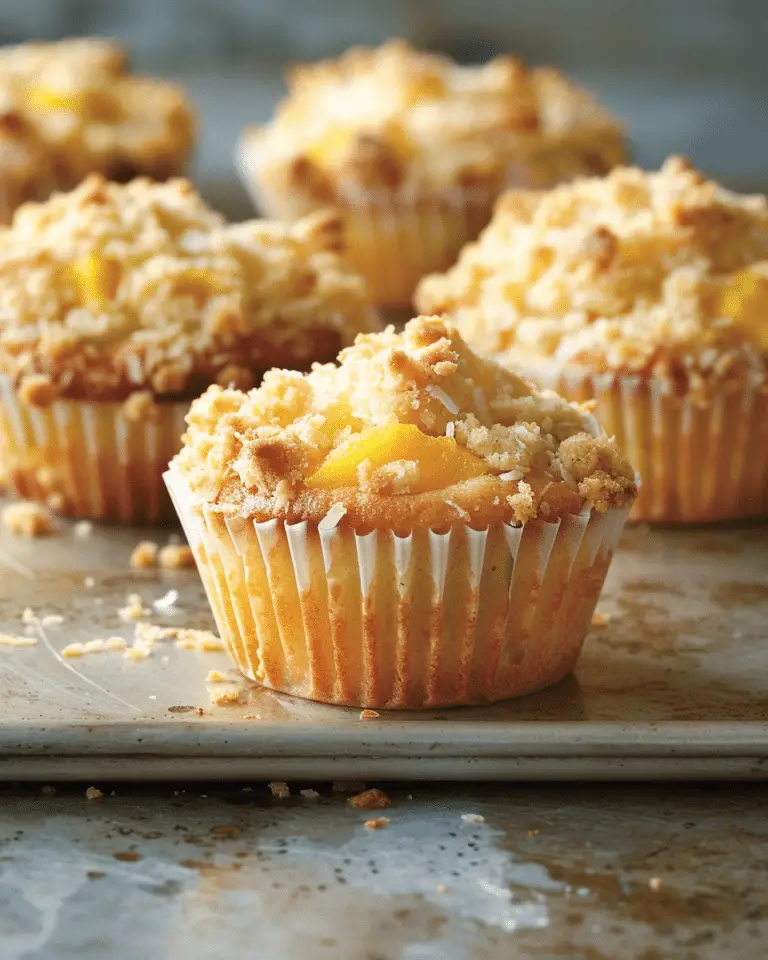Mango Muffins with Coconut-Lime Streusel